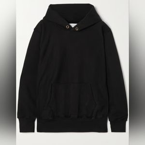 Les Tien 100% Cotton Jersey  Black Hoodie Sweatshirt Sport Activewear Small